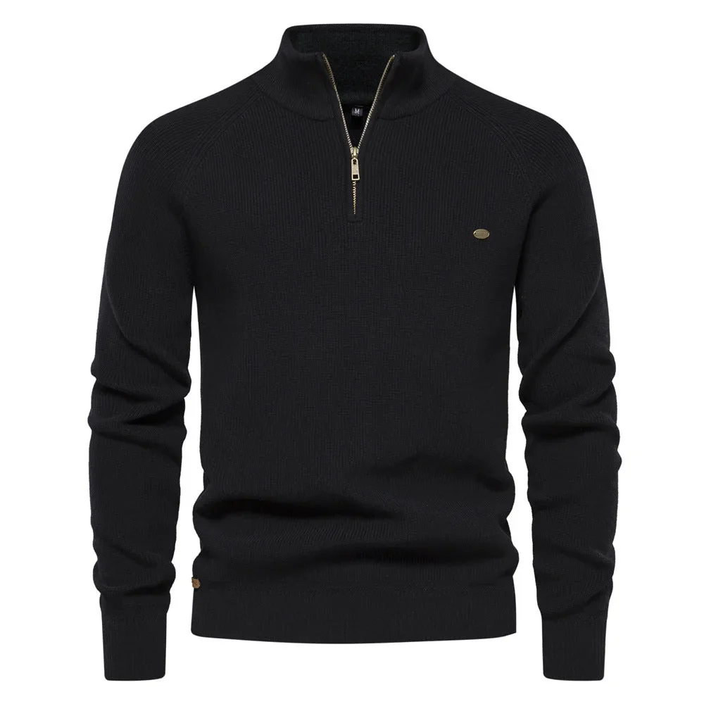 Hugo Luxe half zip trui met opstaande kraag - Image 6