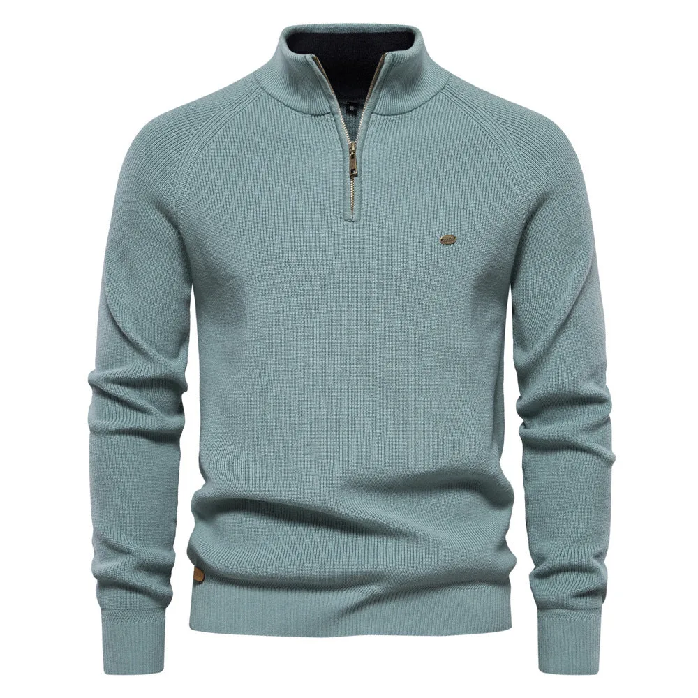 Hugo Luxe half zip trui met opstaande kraag - Image 8