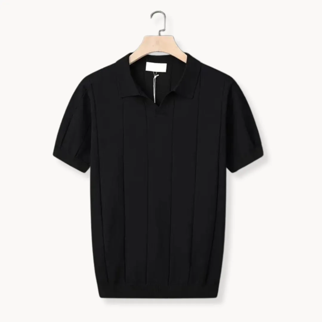 Hugo | Slim fit polo met korte mouwen en verticale ribbels - Image 12