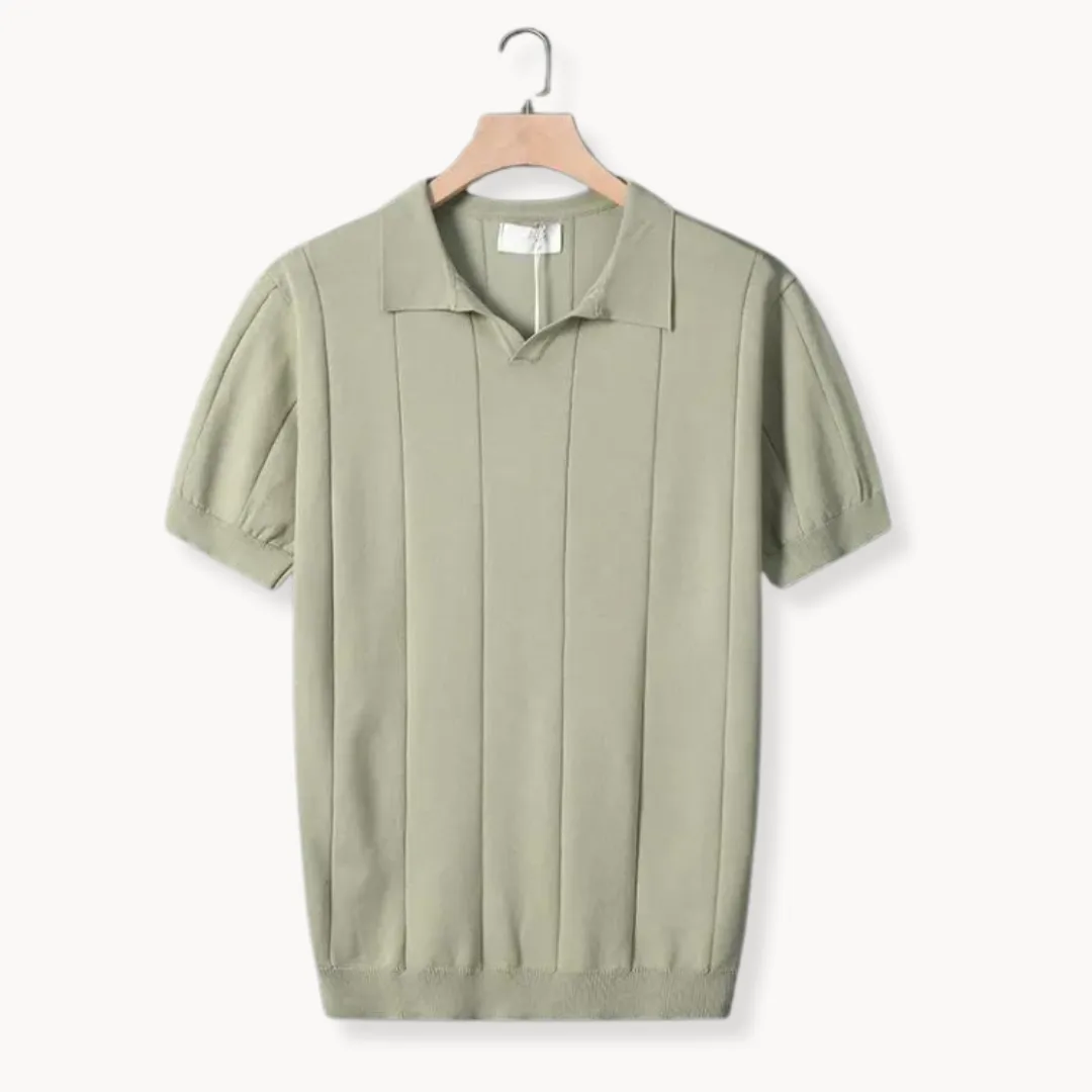 Hugo | Slim fit polo met korte mouwen en verticale ribbels - Image 9