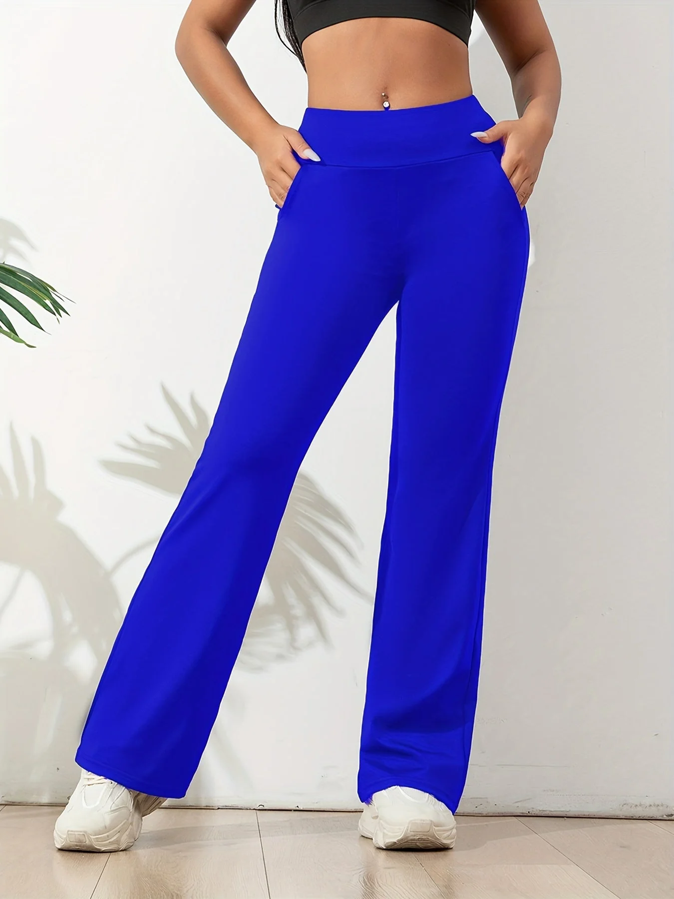 Isabella | Stretchy dames sportbroek in effen kleur - Image 5