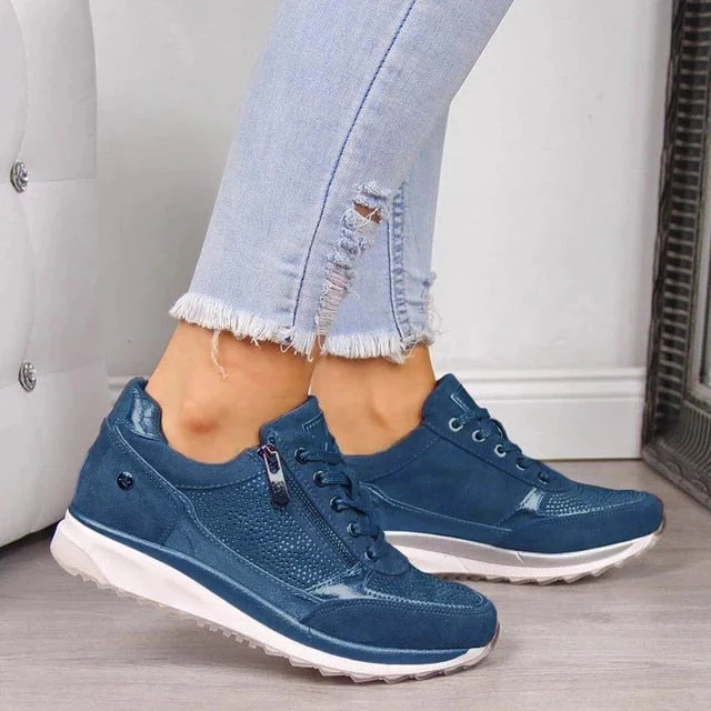 Jade | Ademend en comfortabele rits sneakers voor dames - Image 3