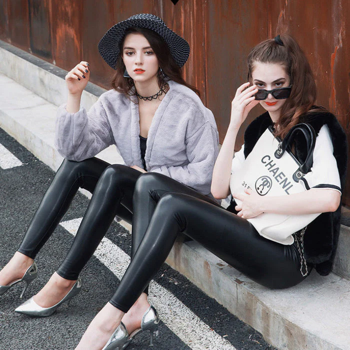 Jasmijn | Comfortabele leren legging voor vrouwen - Image 9