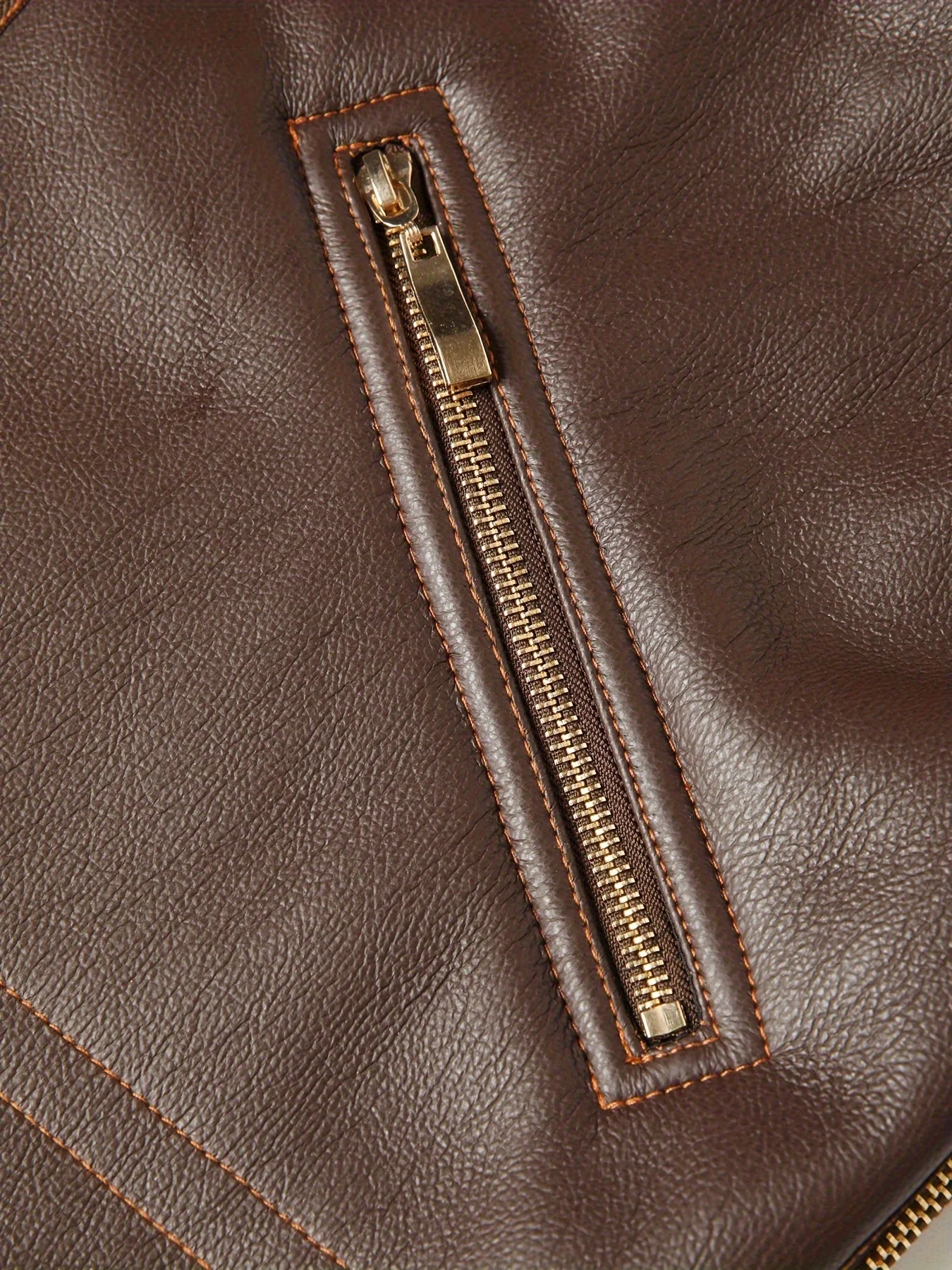 Jasper | Casual PU leren shearling jack met reverskraag - Image 8