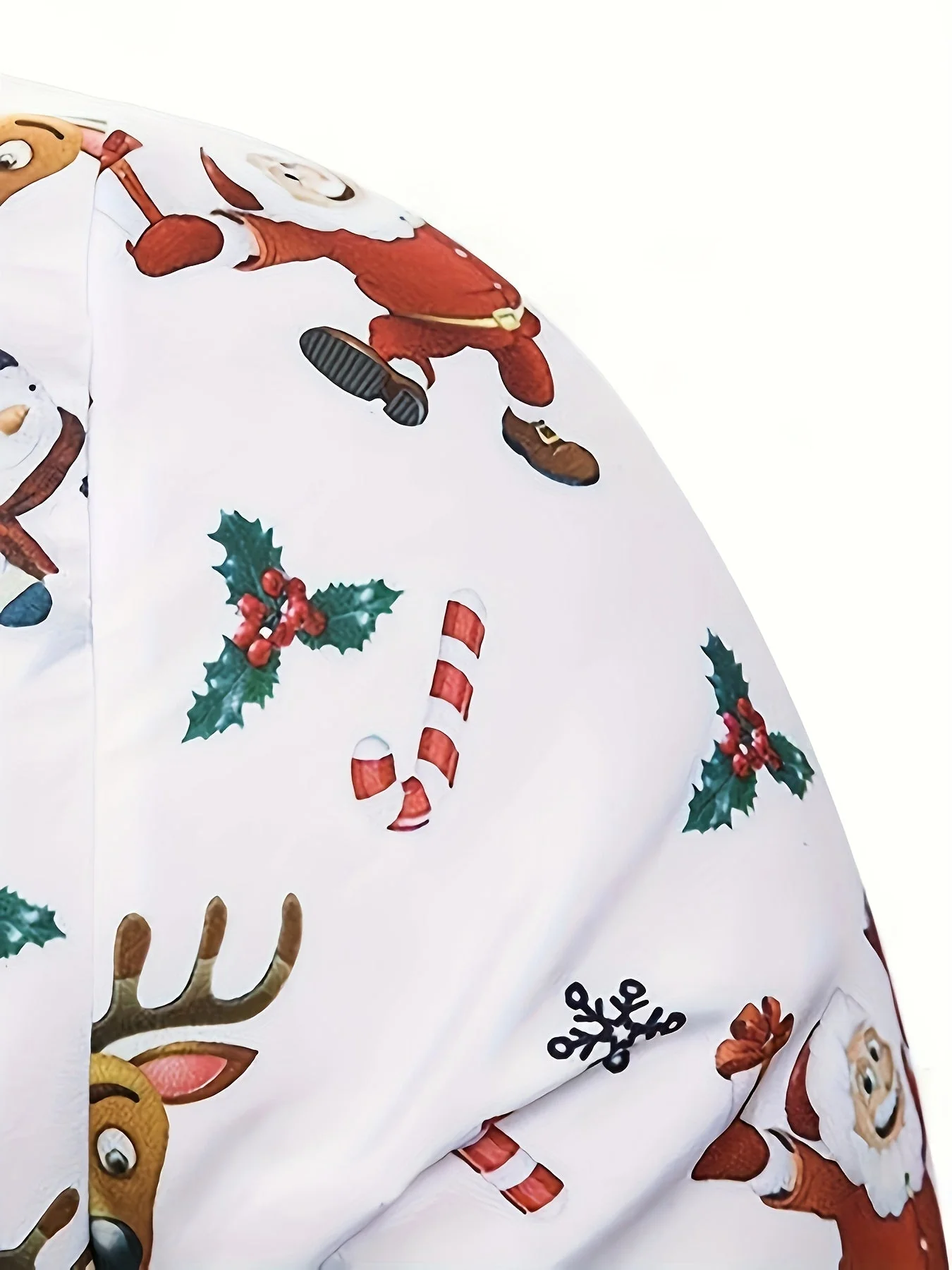 Jasper | Feestelijk kerstprint overhemd met lange mouwen - Image 3