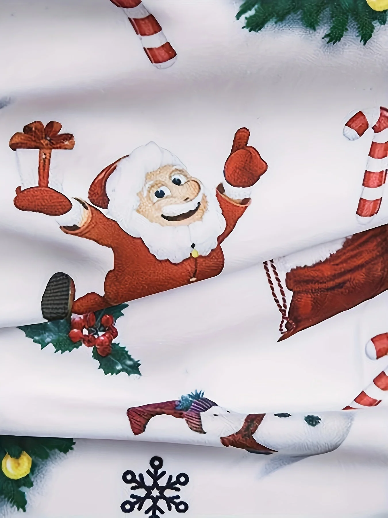 Jasper | Feestelijk kerstprint overhemd met lange mouwen - Image 4