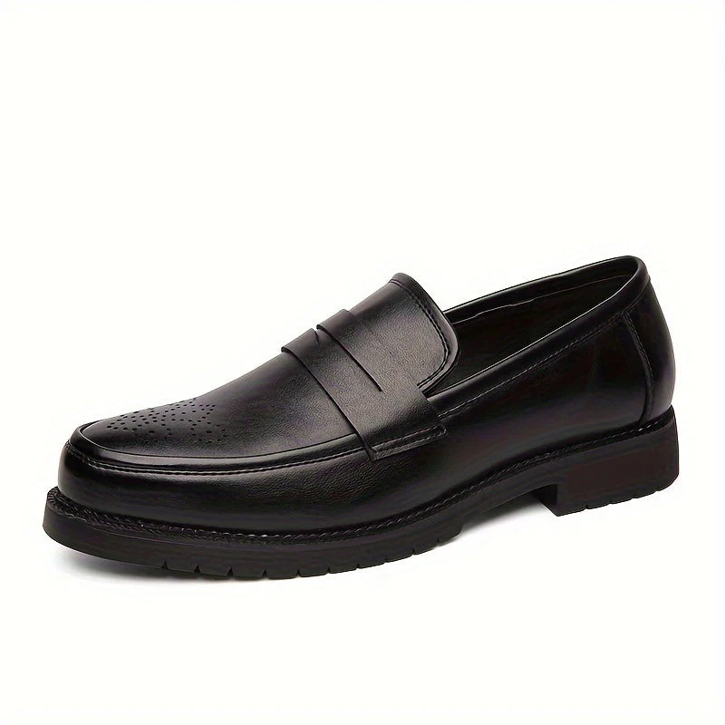 Jasper | Heren penny loaferschoenen met brogue details - Image 7