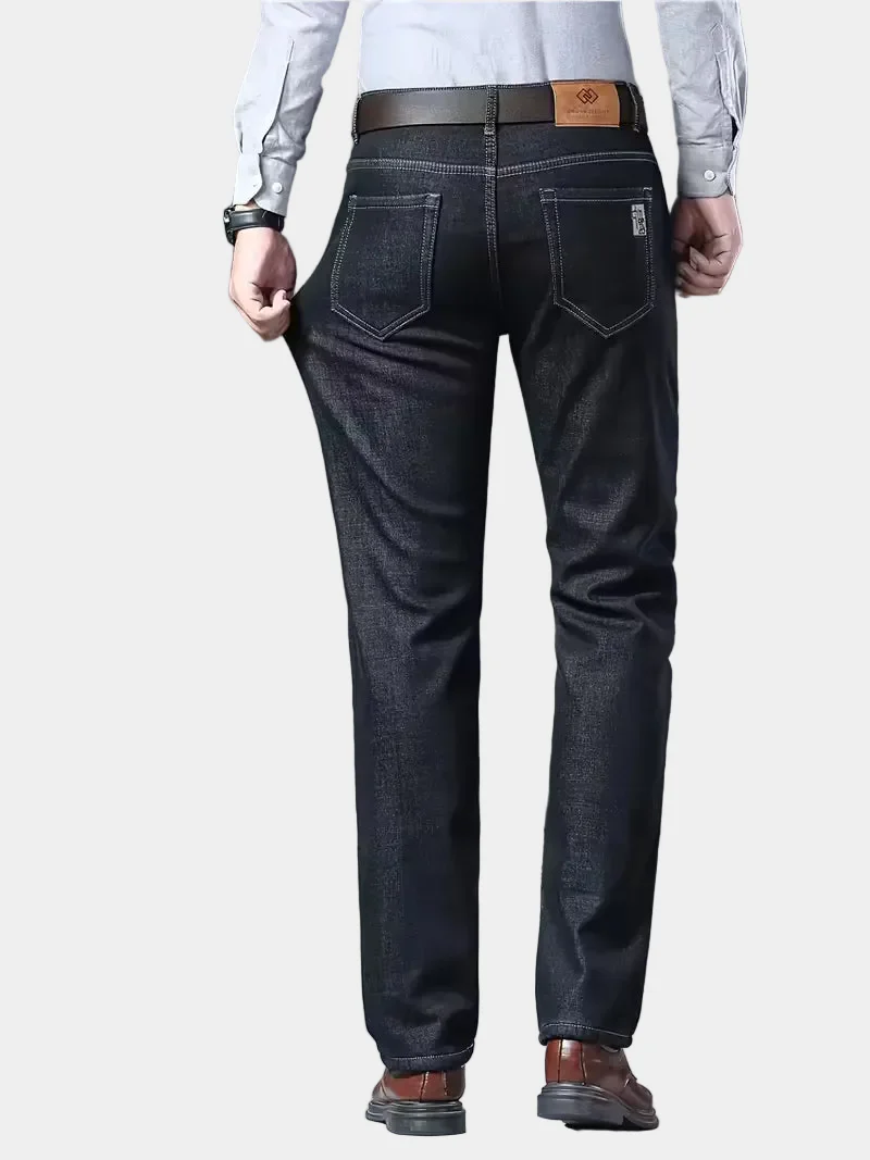 Jeans met fleece-voering en regular fit - Image 11