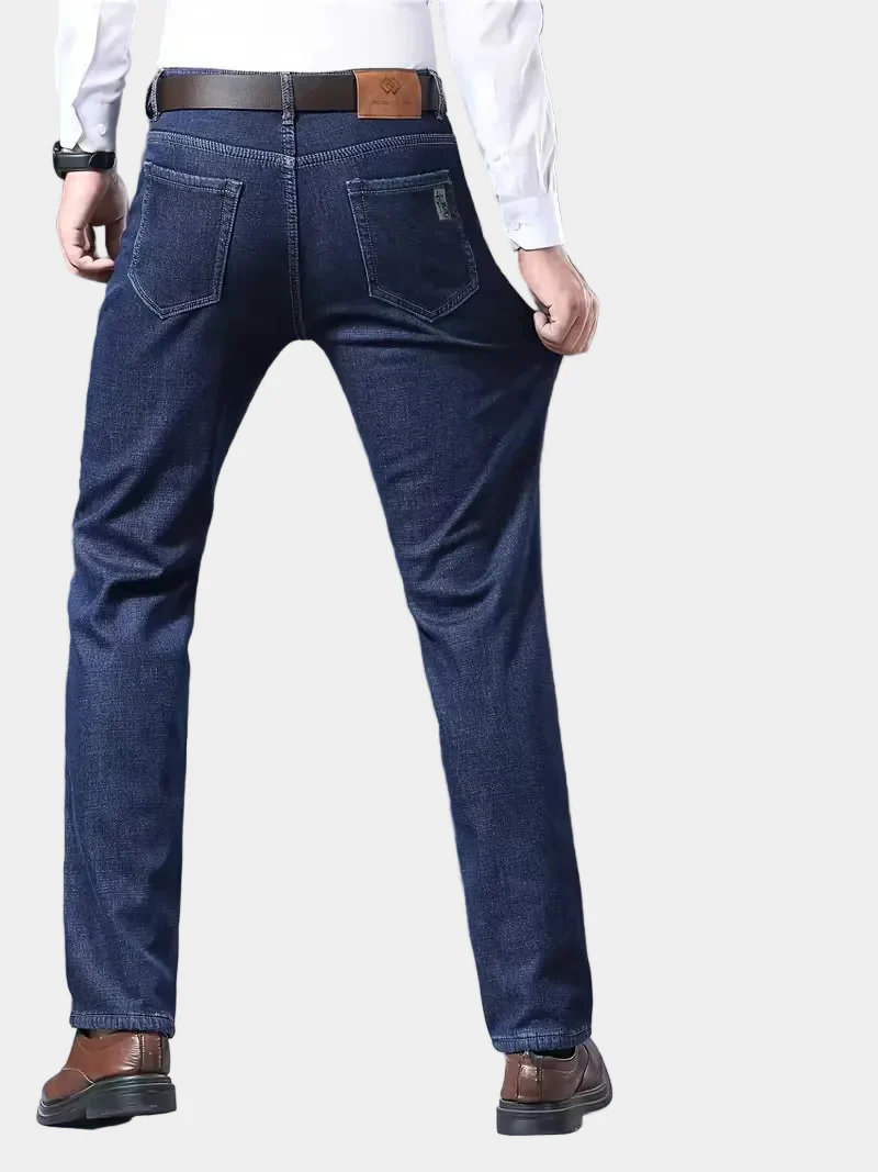 Jeans met fleece-voering en regular fit - Image 7
