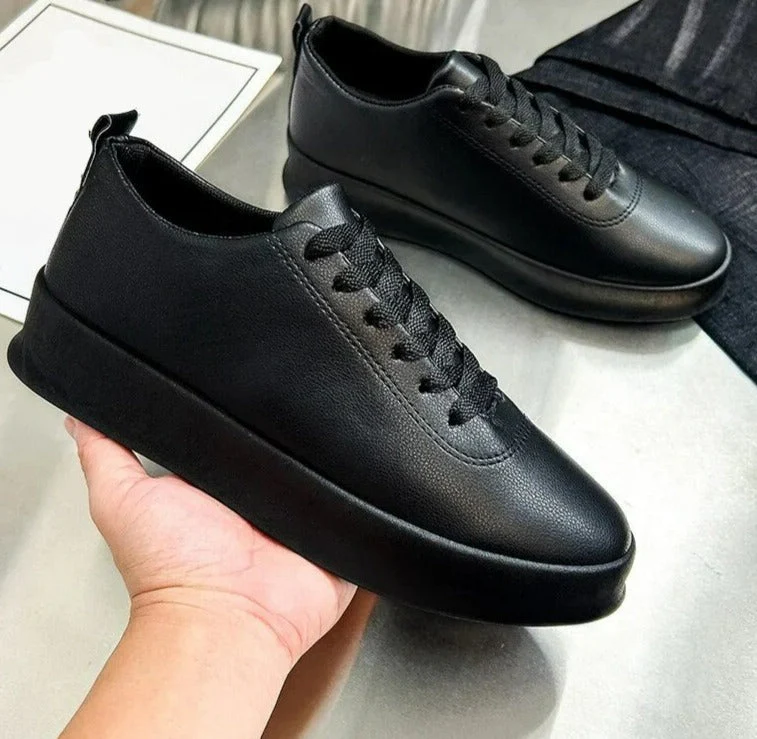Jerry | Lente lederen sneakers voor heren - Image 3