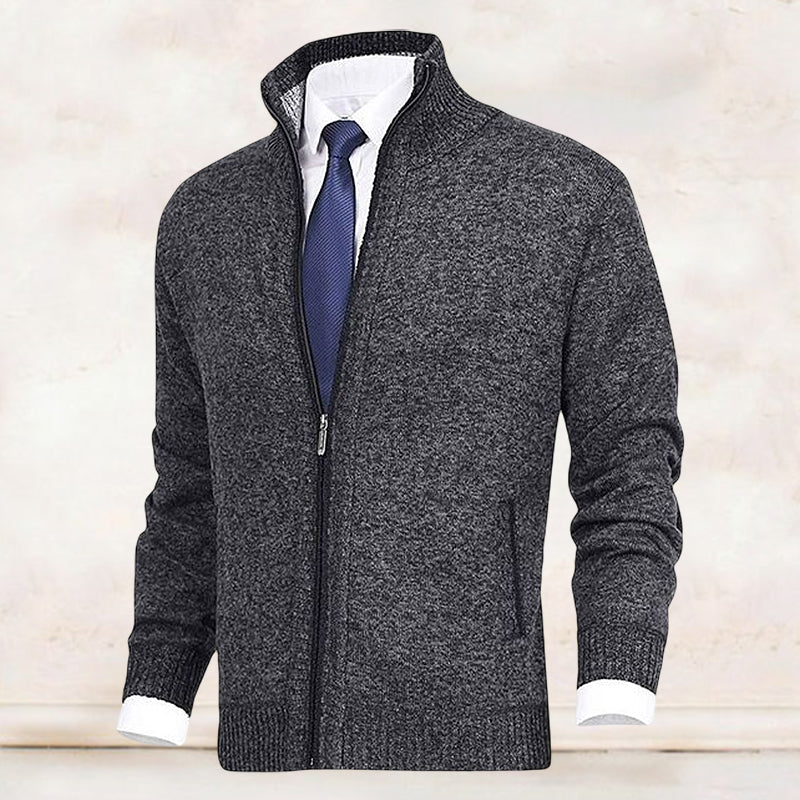 John | Elegant heren vest met rits, kraag en zakken - Image 10