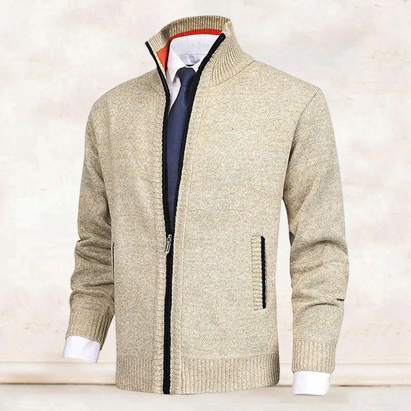 John | Elegant heren vest met rits, kraag en zakken - Image 5