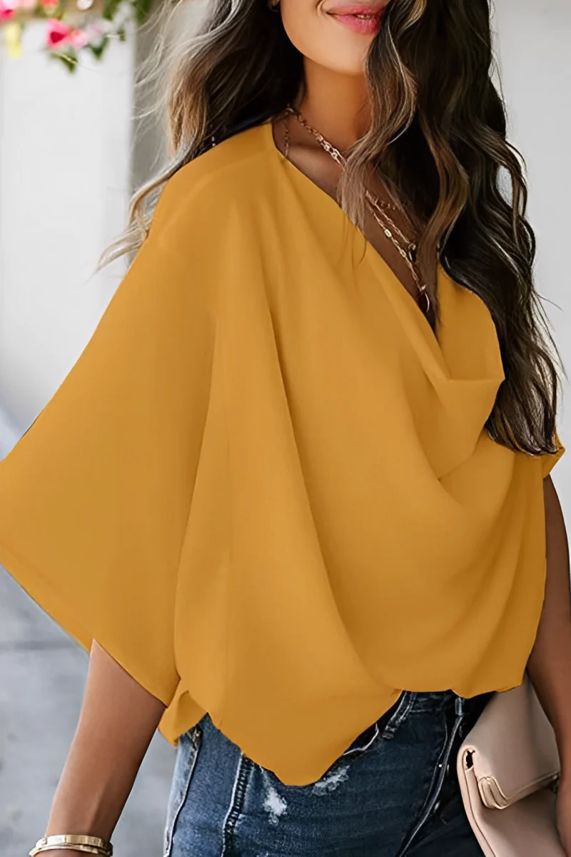Jolina | Casual zomer chiffon blouse - Image 8