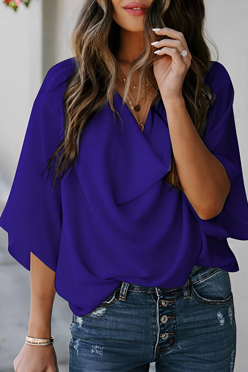 Jolina | Casual zomer chiffon blouse - Image 9