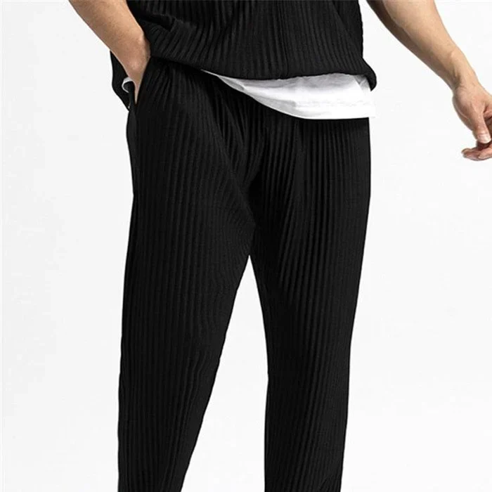 Jørgen | Geribbelde katoenen pantalon - Image 3