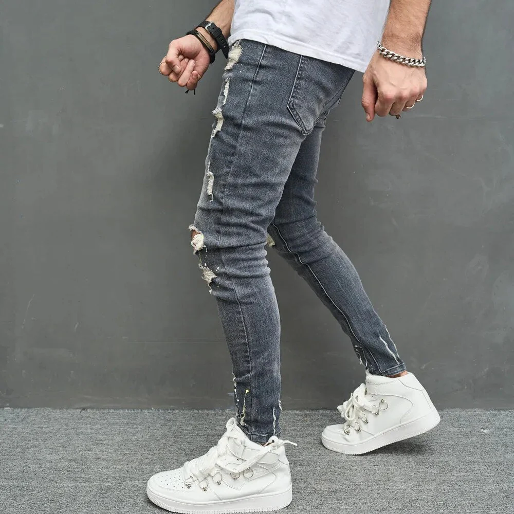 Jort | Rekbare slim fit herenbroek - Image 2