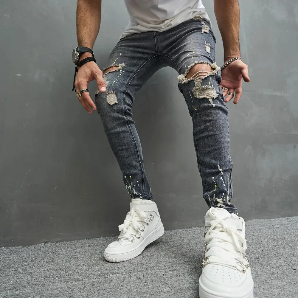 Jort | Rekbare slim fit herenbroek - Image 3