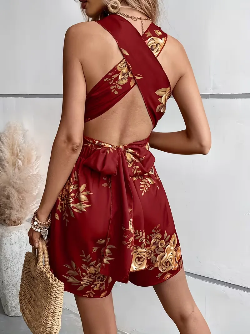 Jumpsuit met floral print - Image 2