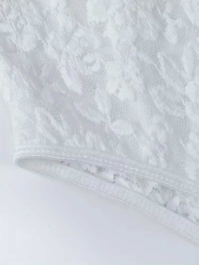 Kant bodysuit met V-hals - Image 9
