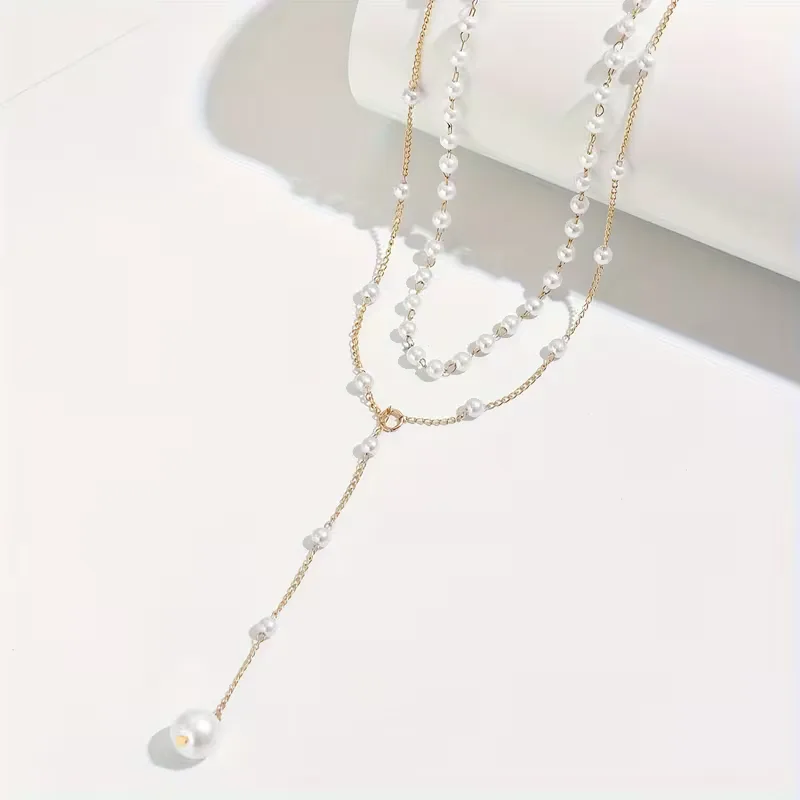 Ketting met faux parels - Image 2
