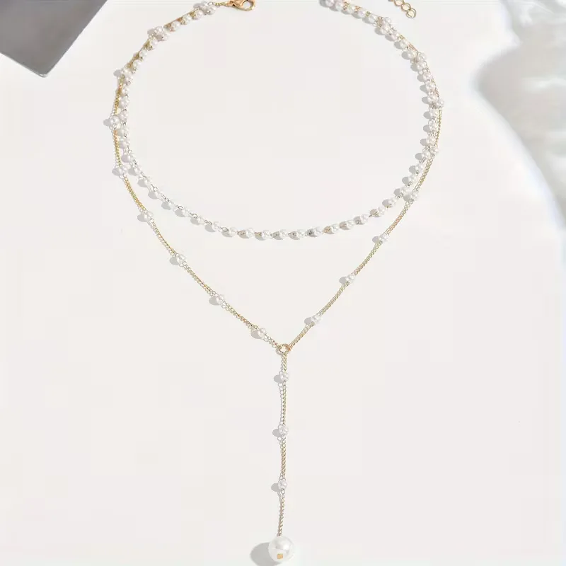 Ketting met faux parels - Image 3