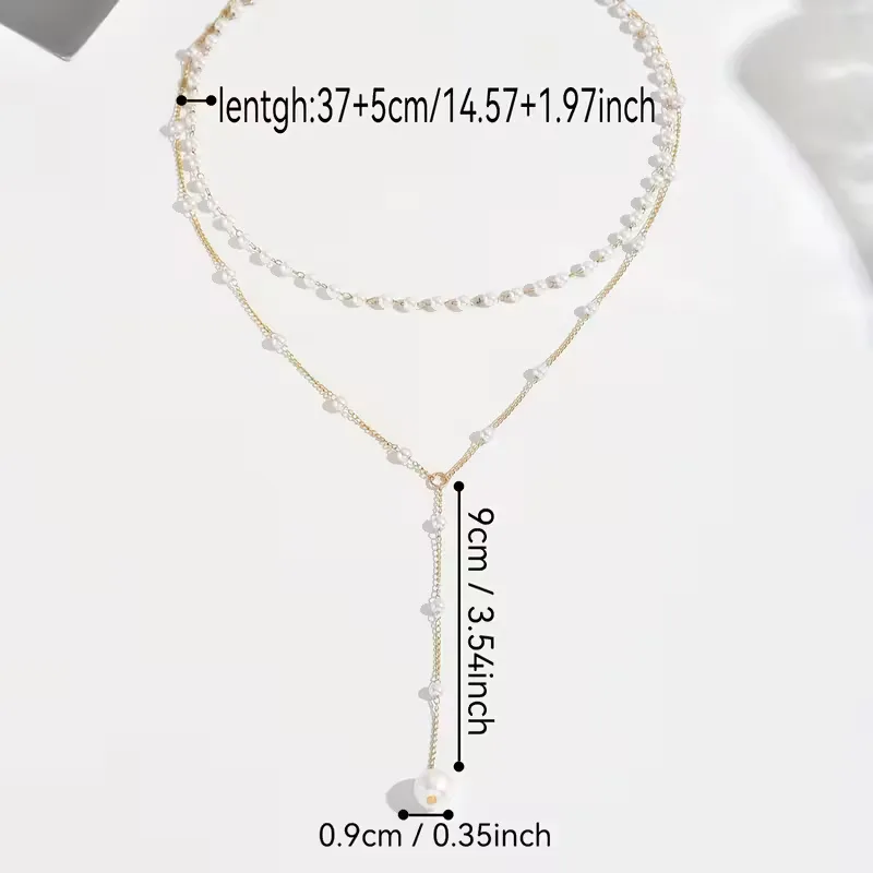 Ketting met faux parels - Image 4