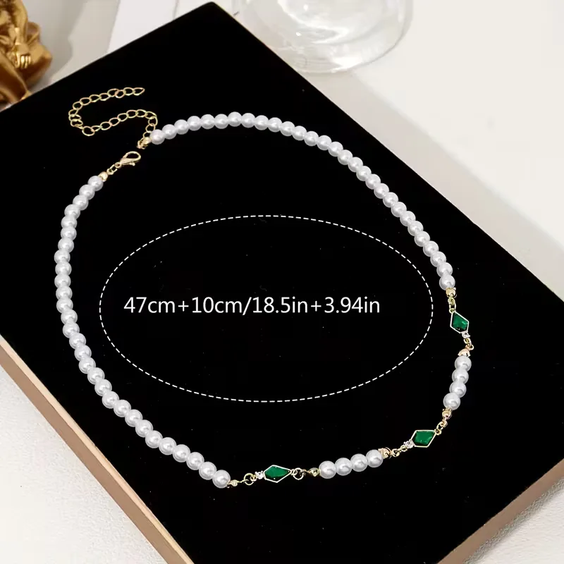 Ketting met imitatie parels - Image 3