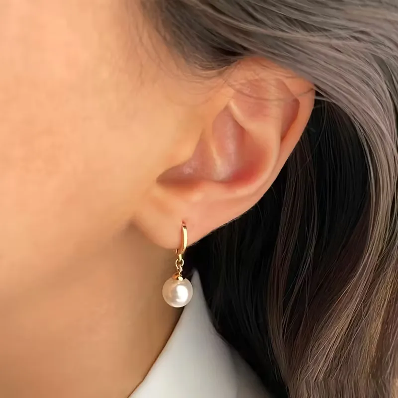 Ketting met parel en oorbellen - Image 5