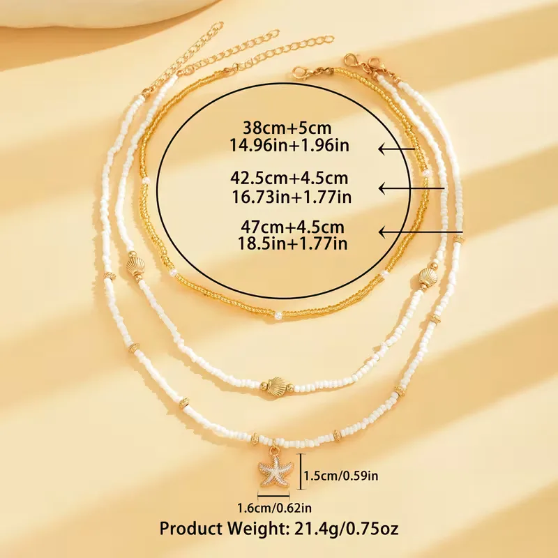 Ketting met schelp en ster - Image 7