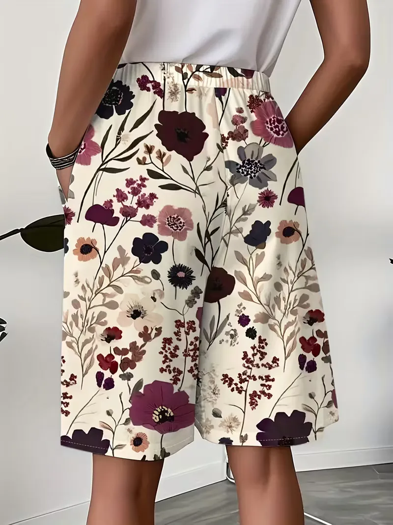 Korte broek met bloemenprint - Image 2