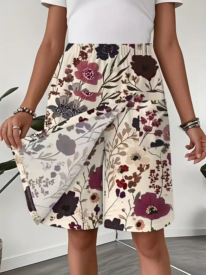 Korte broek met bloemenprint - Image 3
