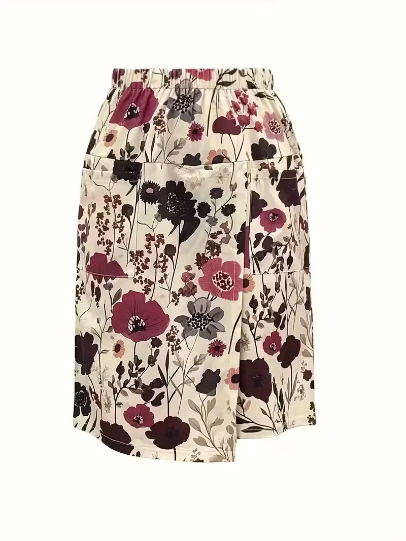 Korte broek met bloemenprint - Image 4