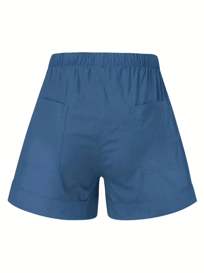Korte broek met elastische taille - Image 13
