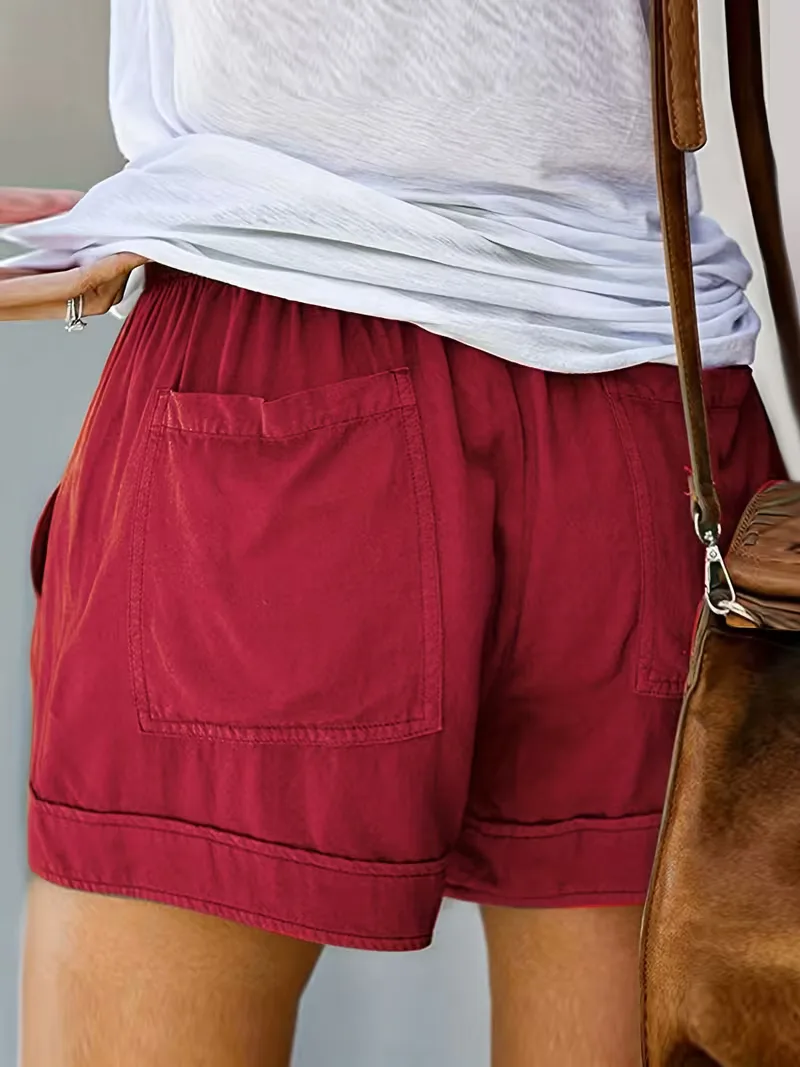 Korte broek met elastische taille - Image 15