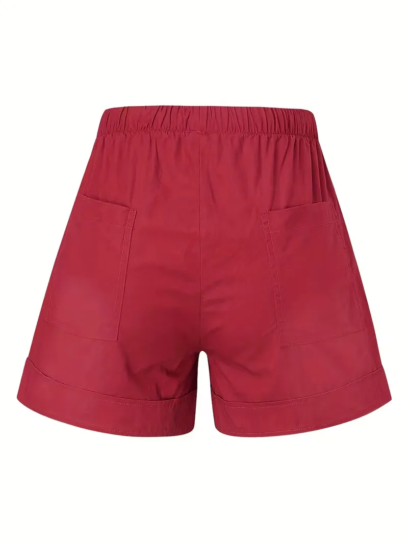 Korte broek met elastische taille - Image 16