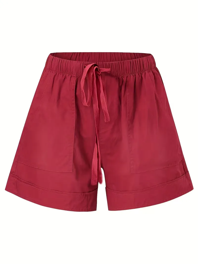 Korte broek met elastische taille - Image 17