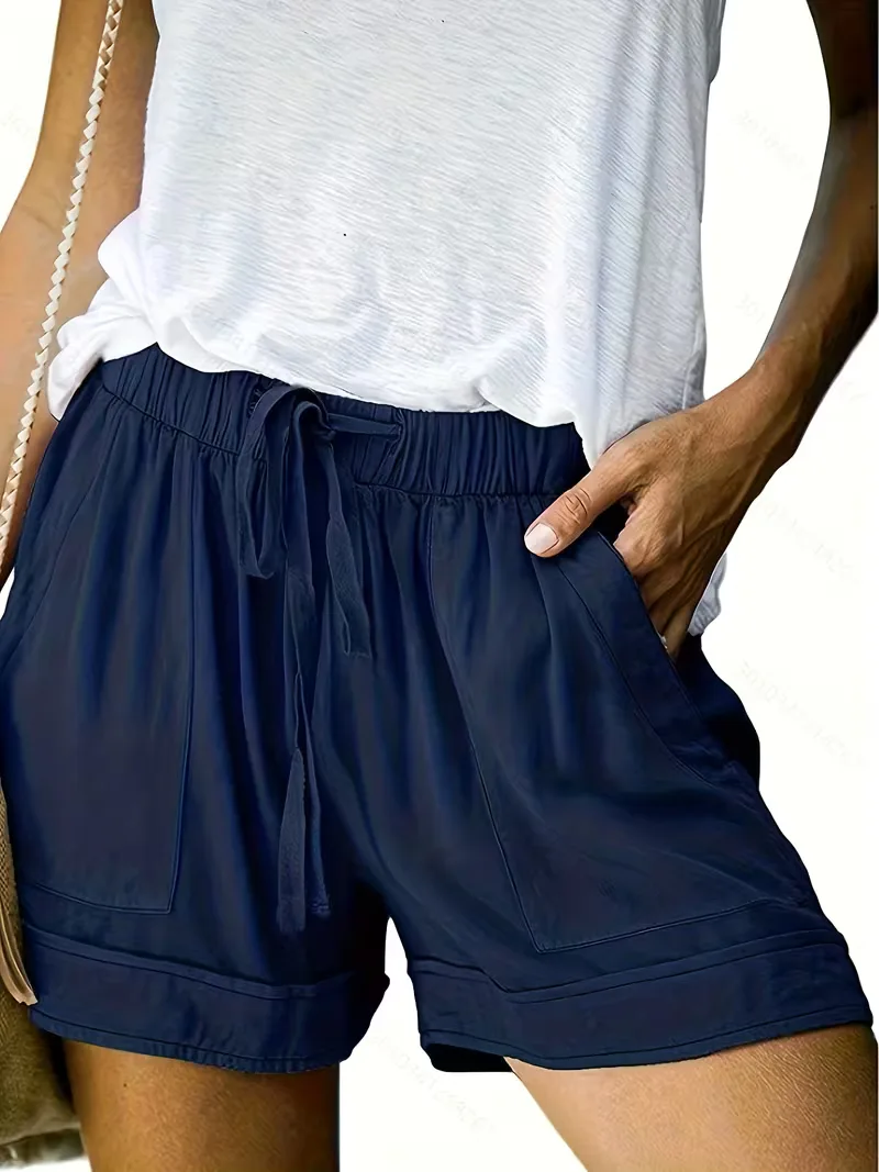 Korte broek met elastische taille - Image 18