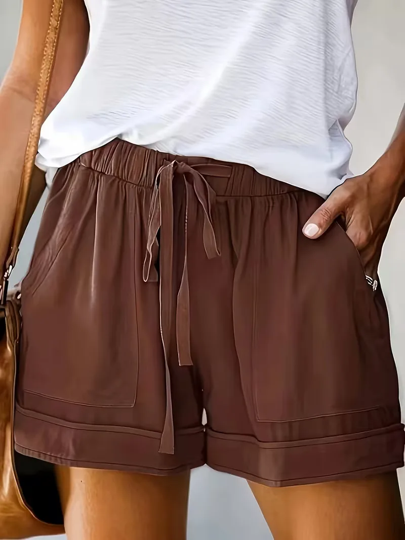 Korte broek met elastische taille - Image 22