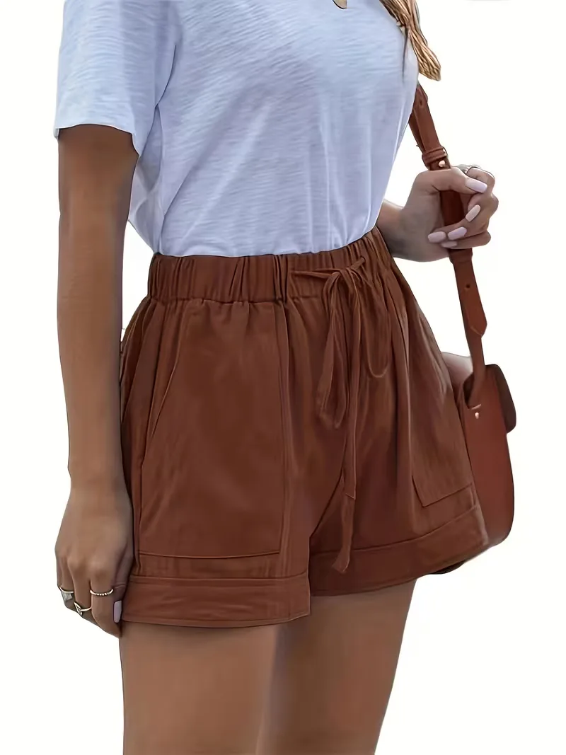 Korte broek met elastische taille - Image 25