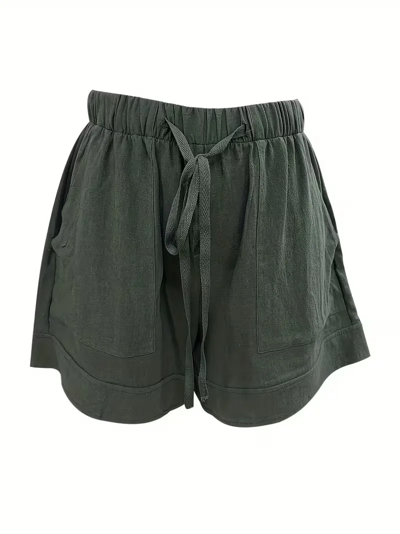 Korte broek met elastische taille - Image 29