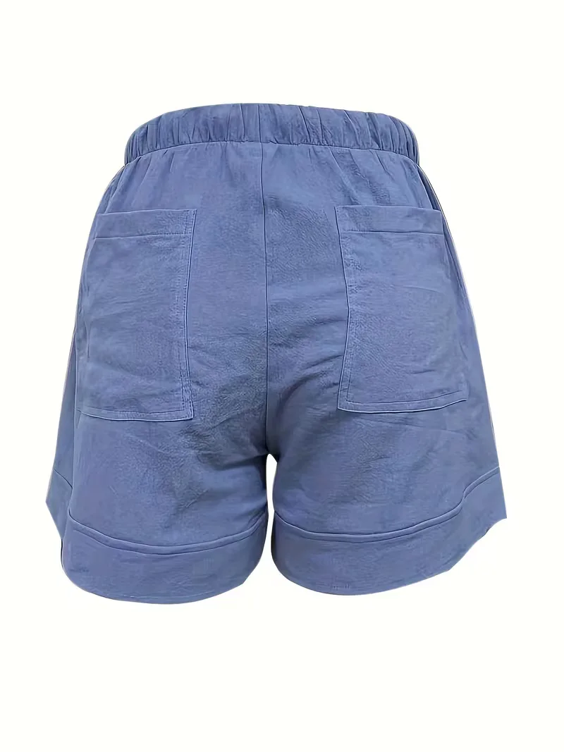 Korte broek met elastische taille - Image 35