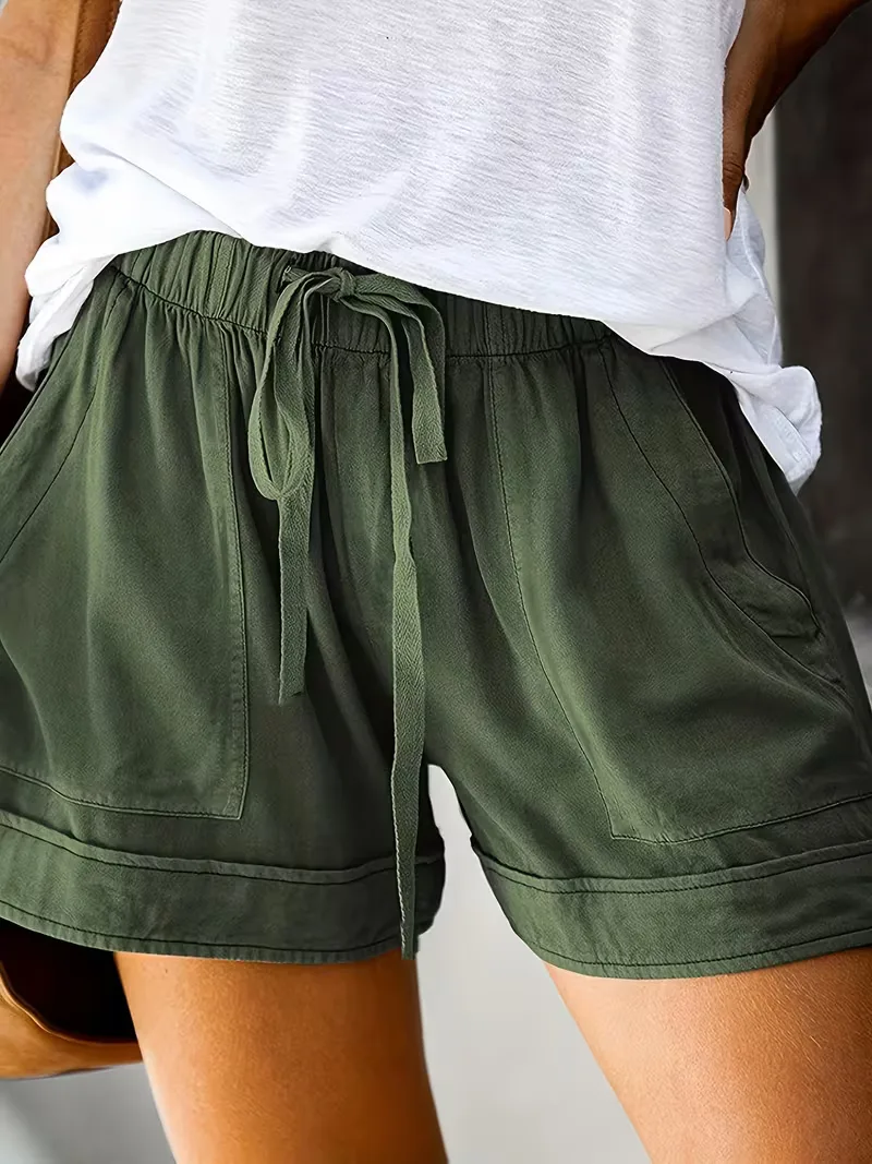 Korte broek met elastische taille - Image 8
