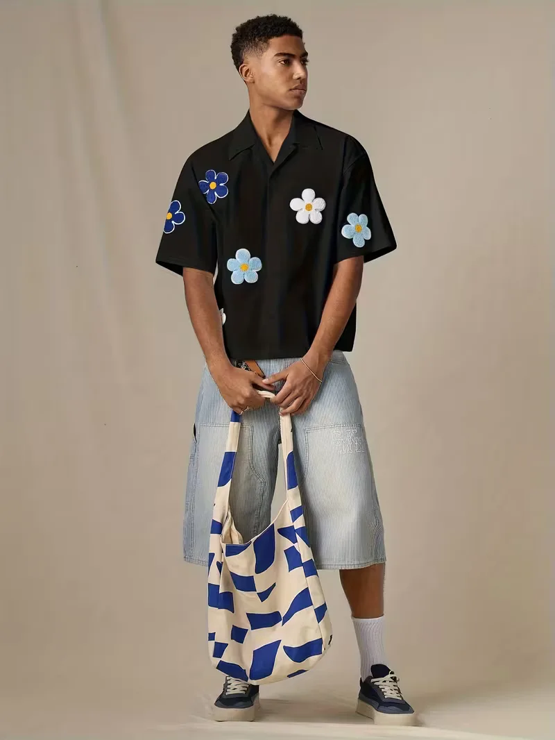 Korte mouw overhemd met bloemen - Image 10