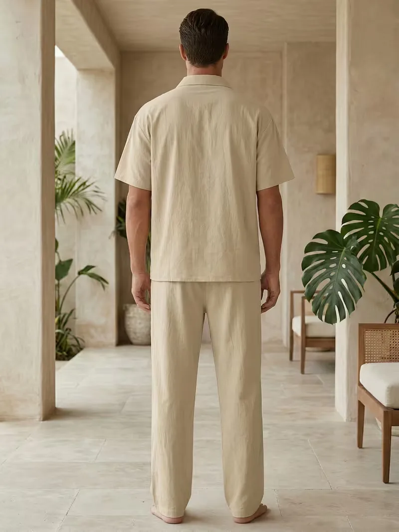 Korte mouw overhemd met lange broek - Image 4