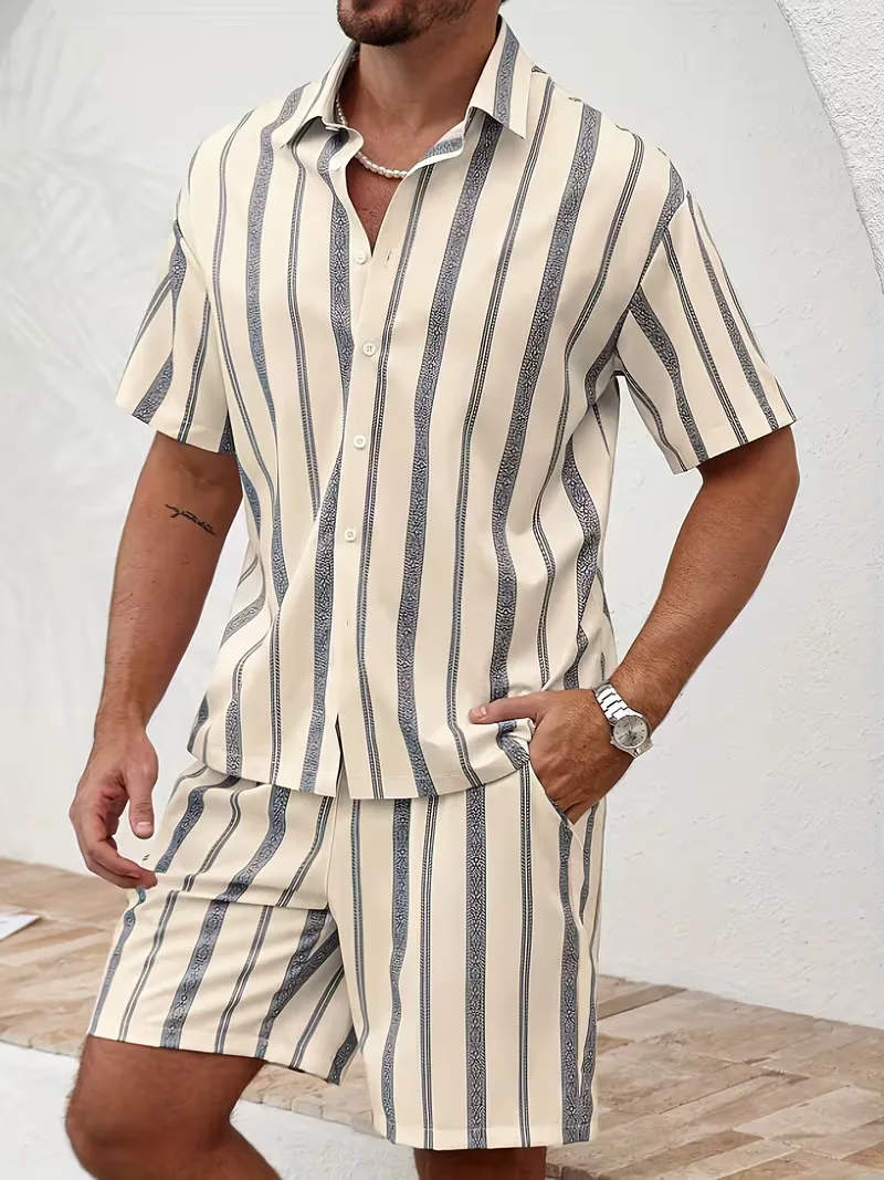 Korte mouw overhemd met shorts - Image 4