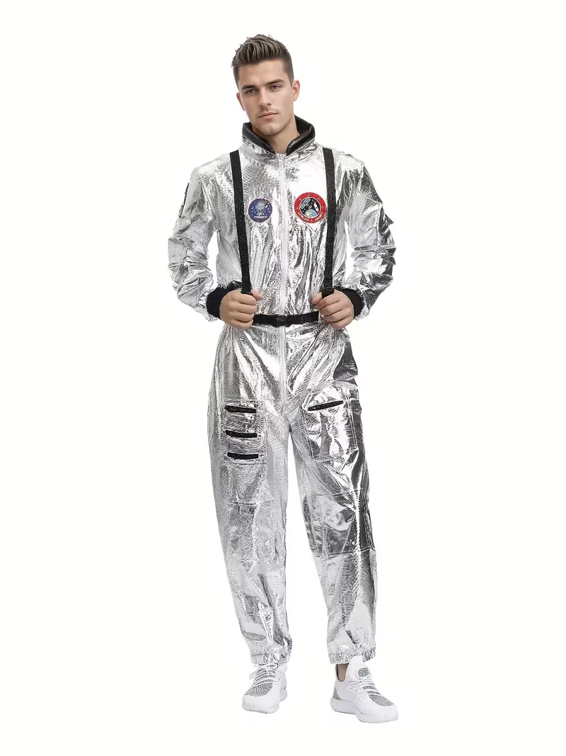 Astronauten kostuum voor heren carnavsl - Image 3