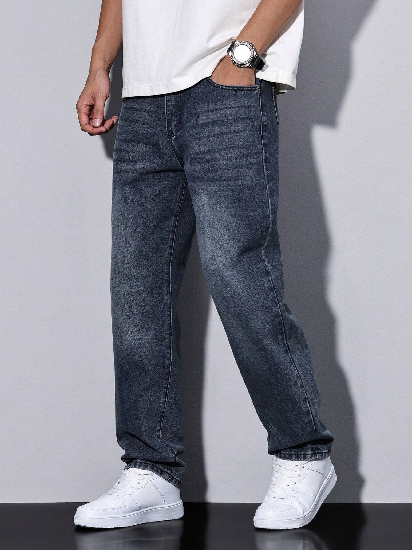 Lars | Casual gewassen herenjeans met rechte pijpen - Image 15