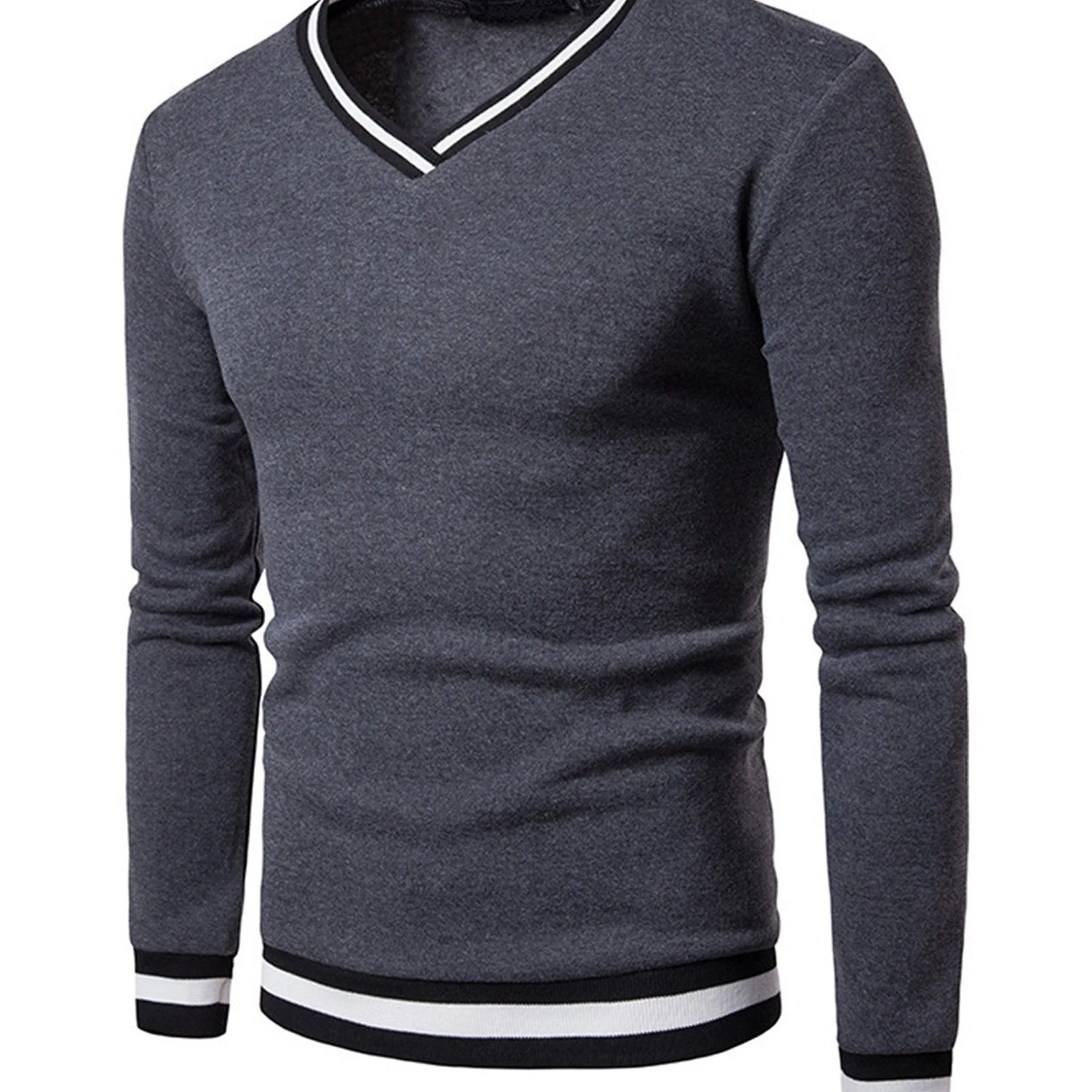 Lars | Warm herensweatshirt met kleurblok - Image 11
