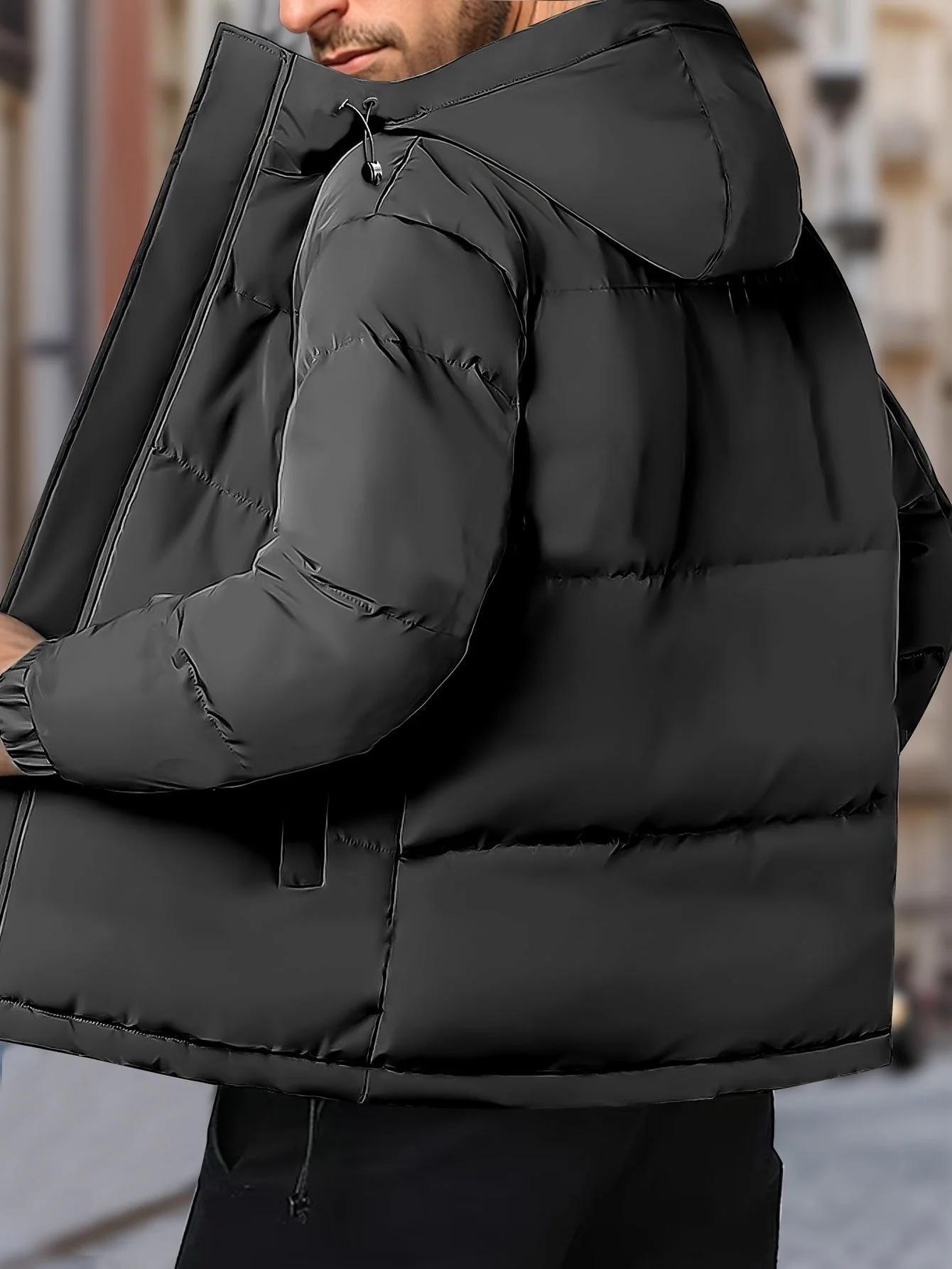 Lars | Warm winddicht heren winterjack met capuchon - Image 9