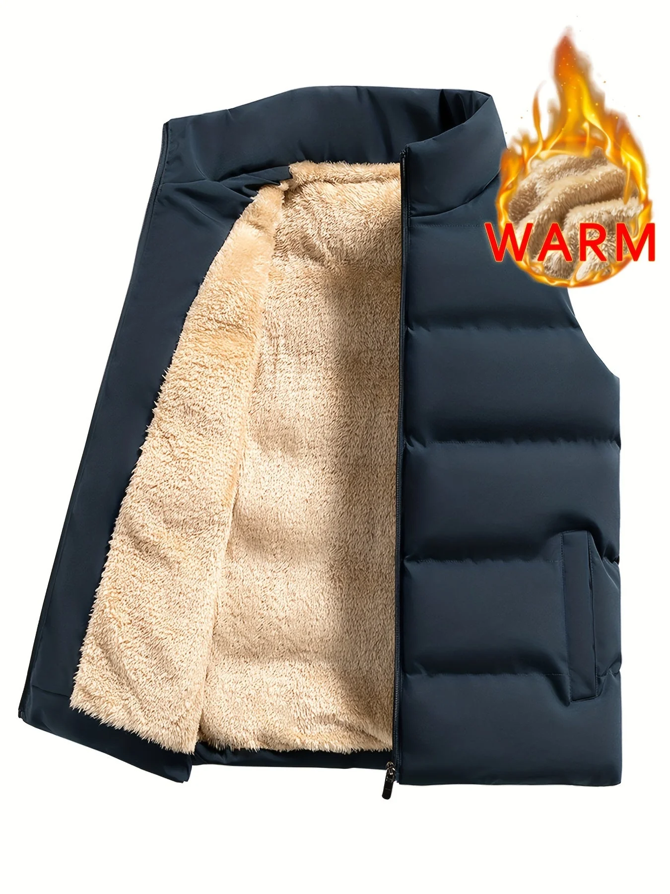 Lars | Warme fleece wintervest heren - Image 3